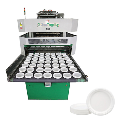 Factory Biodegradable Disposable Sugarcane Bagasse Lunch Box Cup Pulp Tableware Casting Paper Plate Making Machine Production Line
