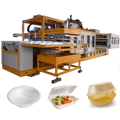 Plates PS Foam Lunch Box Making Machine Disposable Food Box Production Line